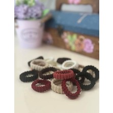 Storemax Okavango Kadın Kahverengi Ultra Esnek Tırtıklı 20 Li Havlu Lastik Toka Seti, Lastik Toka Seti, Toka Organizer, Toka, Kız Çocuk Toka, Kadife Toka