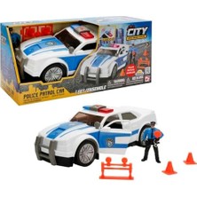 Storemax Chap Mei Oyun Set Rescue Polıce Patrol Car Ses/ışık