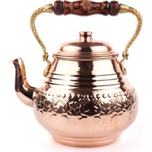 PremiumPort Bakır Tek Alt Çaydanlık 1 Lt, Şık ve Dayanıklı Tasarım, Pratik Kullanımlı