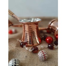 PremiumPort Bakır Kahve Cezvesi No 4, Şık ve Dayanıklı, Geleneksel Tasarım