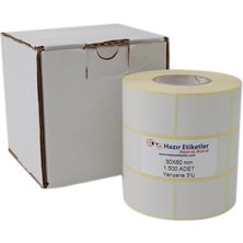 Storemax , Hazır Al Hızlı Al Pp Opak Etiket 30MM x 60MM 1500 Adet Yan Yana 3 Lü