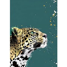 Boketto Opus - Kaplan Dekoratif Poster Modern Duvar Posteri Estetik Tablo