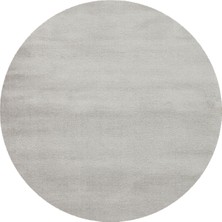 Eko Halı Zen 01 Grey Yuvarlak Hav Toz Vermez Yumuşak Tuşeli Zarif Makine Halısı