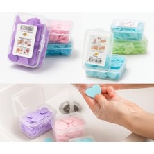 Storemax 3’lü Renkli Kalp Şekilli Taşınabilir El Sabunu – Hijyenik Tek Kullanımlık Sabun Kutusu