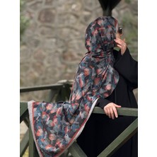 Qalortex Scarf Bambu Crash Şal-Iconic Desen-Vizontaba