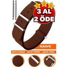  18mm-20mm-22mm-24mm saatlerle uyumlu nato kumaş tekstil saat kordonu kayışı n32nyl1-k