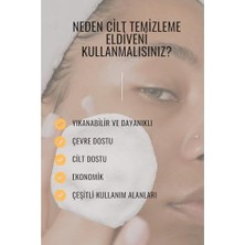 Storemax Univita Magic Mitt 300 Kullanımlık Mikrofiber Makyaj ve Yüz Temizleme Eldiveni - Su ile Temizleme Kolaylığı (1, Beyaz, Standart)