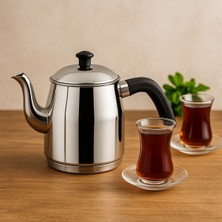 PremiumPort 2 No Çelik Kahveci Demlik 1.7 Lt, Çay ve Kahve Demliği, Kompakt Tasarım