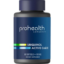 Prohealth Longevity Ubiquinol Kaneka Coq-10 Antioxidants 100 Mg 60 Softgels