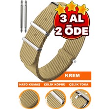  18mm-20mm-22mm-24mm saatlerle uyumlu nato kumaş tekstil saat kordonu kayışı n32nyl1-c