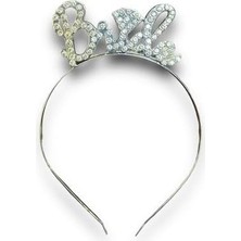 Storemax - Bride Gümüş Taşlı Metal Taç