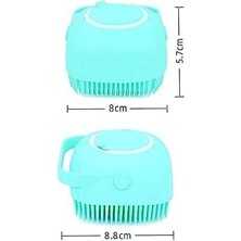 Storemax Kyrotech Silikon Banyo ve Duş Fırçası, Dahili Sabun & Şampuan Hazneli, Yumuşak Masaj Etkili, Ergonomik Kaymaz Tasarım, Çocuk, Yetişkin ve Evcil Hayvan Temizliği Için Hijyenik Duş Fırçası