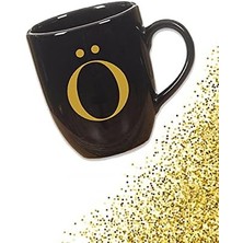 Storemax HKSO2101 Ö Harfli Siyah Kupa Bardak