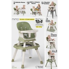 Kiwi Mimo 12’si 1 Arada Çok Fonksiyonlu Mama Sandalyesi – Oyun & Aktivite Masası , Yükseltici