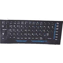 Storemax 300168 Arapça Q Siyah Klavye Stiker