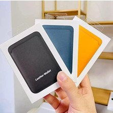 Storemax ile Uyumlu Magsafe Özellikli Deri Cüzdan (Siyah)