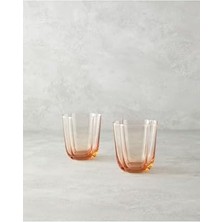 Storemax Reina Cam El Yapımı 2’li Meşrubat Bardağı Pudra