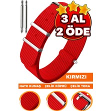  18mm-20mm-22mm-24mm saatlerle uyumlu nato kumaş tekstil saat kordonu kayışı n32nyl1-r