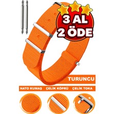  18mm-20mm-22mm-24mm saatlerle uyumlu nato kumaş tekstil saat kordonu kayışı n32nyl1-t