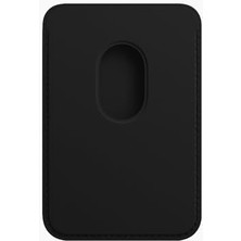 Storemax 17/16/15/14/13/12 Serisi Için Güçlü Manyetik Özellikli Aksesuarlarıyla Uyumlu Deri Cüzdan Kartlık (Siyah)