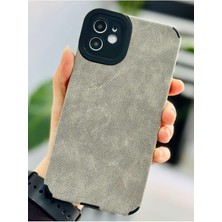 Storemax Go Aksesuar 11 ile Uyumlu Alcantara Tasarımlı Esnek Silikon Kılıf