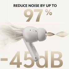 Storemax Qcy Buds Anc HT15 Bluetooth Kulaklık - 45 Db. Anc - 6 Mikrofon Enc - Çift Cihaz Gürültü Engelleme Ipx4 Siyah