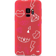 Storemax S9 Kırmızı Silikon Telefon Kılıfı - Lovely Pattern