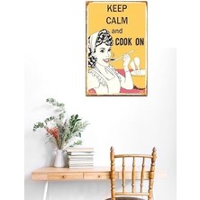 Storemax Kuşe Kağıt Duvar Posteri Keep Calm And On Retro DRTR0029
