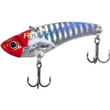Ryuji Mirror Vib 15GR 5.6cm Vibrasyon Jig Yem Renk Red Flash