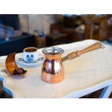 PremiumPort Modern, Şık Bakır Cezve, 2 Kişilik, Kaliteli ve Dayanıklı Tasarım