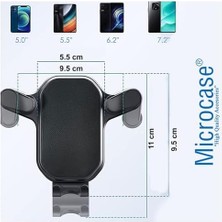 Storemax 360 Derece Dönebilir Araç Içi Izgaralıktan Otomatik Kavramalı Metal Kelepçeli Telefon Tutucu - AL3738