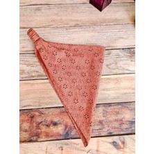 Brode Fisto Lastikli Bandana | Doğal Pamuk Saç Bandı