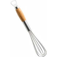 Dystopia 1 Adet 26 cm Bambu Saplı Açacak Saplı Ultra Kalın Telli Çırpıcı, Gazoz Şişe Açacak Saplı