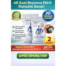 🔥⚡İlla Life Isı Destekli Büyük Boy Kinezyo Bant – Kas & Eklem İçin 25’li