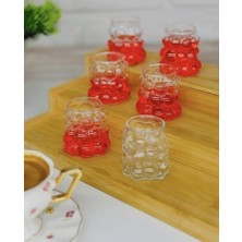 Storemax 75 ml 6'lı Üzüm Bardak Seti, Bubble Bardak, Bulut Bardak, Kahve Yanı Sunum Bardağı, Zarif ve Şık Tasarım, Içecek Sunumları Için Ideal