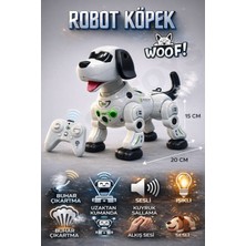 Robot Köpek Uzaktan Kumandalı Hareket ve Ses Algılama 2.4ghz