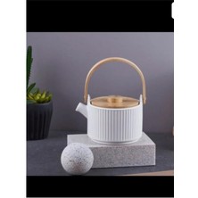 PremiumPort Şık 500 ml Porselen Demlik Lisbone Modeli, Kaliteli ve Zarif Tasarım