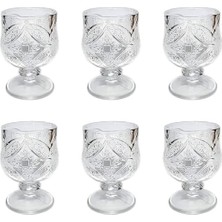 Storemax Mta -Tech 6’lı Cam Ayaklı Mini Bardak Seti – Kesme Dekorlu Şık Tasarım, Kahve Yanı Su & Likör Bardağı – Dayanıklı, Çeyizlik ve Hediye Seçeneği