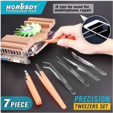 Storemax 7 Parça Antistatik Cımbız Seti – Elektronik, Bilgisayar, Telefon ve Tv Tamiri Için Profesyonel Cımbız Kiti, Hassas Uçlu Mini Set