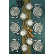 Cooker 24 Parça Porselen Yemek Takımı CKR4070