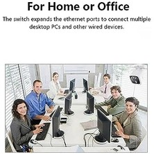 Storemax Nr3 5 Port LED Işıklı Switch 100MBPS Ethernet Internet Dağıtıcı Ağ Hub Ev Ofis Için