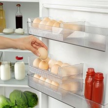 Storemax 10'lu Yumurtalık Buzdolabı Raf Düzenleyici - Şeffaf Yumurta Kutusu, Bpa Içermez, Buzdolabı ve Masa Üstü Için Kompakt Yumurta Saklama Kabı