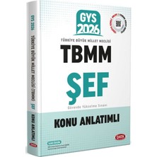 2026 Gys Tbmm Şef Konu Anlatımlı Data Yayınları