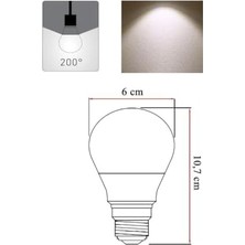 Storemax 8.5W 63W 860LM LED Ampul 4000K - Gün Işığı E27 LED Lambası