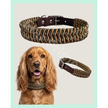 Elar Aksesuar El Yapımı Paracord & Deri Köpek Boyun Tasması – Örgü Urban 16