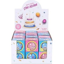 Storemax Doğum Günü Temalı Çim Adam 6'lı Set – Çocuklar Için Eğitici ve Eğlenceli Bitki Yetiştirme Kiti