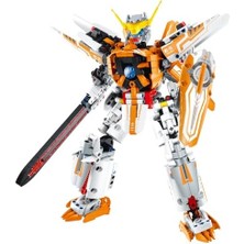 Storemax Stem Savaşçı Yapım Seti, 833 Parça Eğitici Bloklar, Turuncu