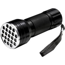 Storemax Monte Lua Uv Fener 21 LED Para Kontrol Ultraviyole Fener (Mor Işık)