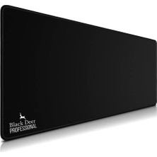 Storemax Deer Oyuncu Mouse Pad, Fare Altlığı, Kenar Dikişli, Kaymaz Taban, Ofis Tipi, Pürüzsüz Yüzey, Çalışma Masası Altlığı (90X40 Xl)