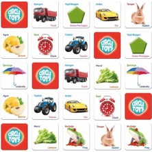 Storemax Toys Match Up Eşleştirme Kartları Eğitici Geliştirici Oyun Eşleme Kart